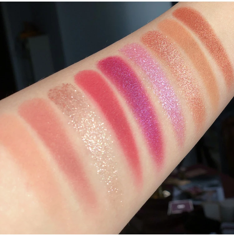 Paleta de Sombras Matte e Cintilantes à Prova Paleta de Sombras de 9 Cores Nude Água Pigmento Cosmético d' 17 paleta de sombras matte e cintilantes, à