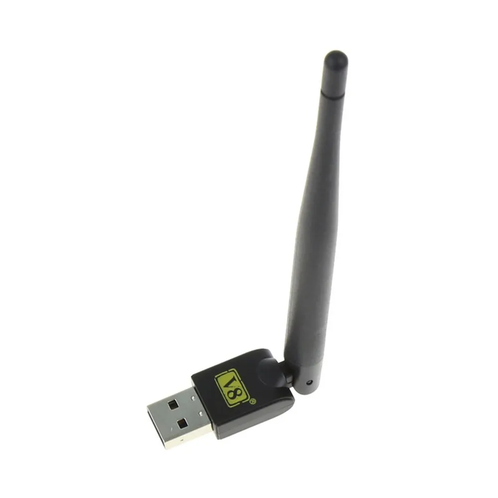 Цена RT5370 USB WiFi Беспроводная Антенна LAN адаптер для Openbox V7 V8 супер для ТВ-приставки стабильный сигнал 2шт/5 шт