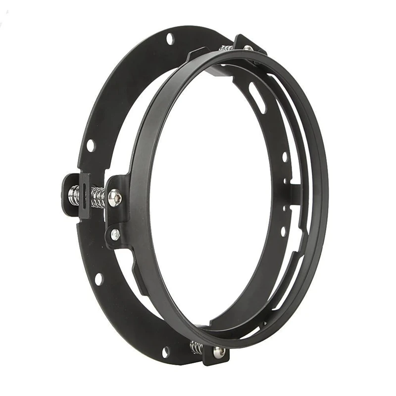 7 In Round Headlight Extension Ring Mounting Bracket For Harley Davidson Motocycle Jeep Wrangler Headllamp Mount