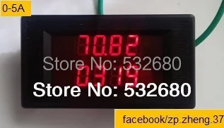 

two LED AC Digital multiple power meter panel watt KWh power factor Voltage current electricity consumption frequency 5A