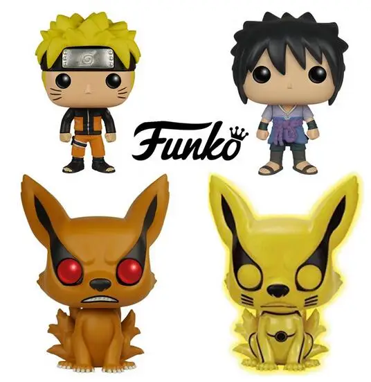 

FUNKO POP! Naruto Shippuden Uchiha Sasuke Uzumaki Naruto kyuubi Vinyl PVC Action Figure Collectible Model Toy 10cm KT3502