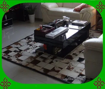 

2018 free shipping 100% natural genuine cowhide polypropylene rugs