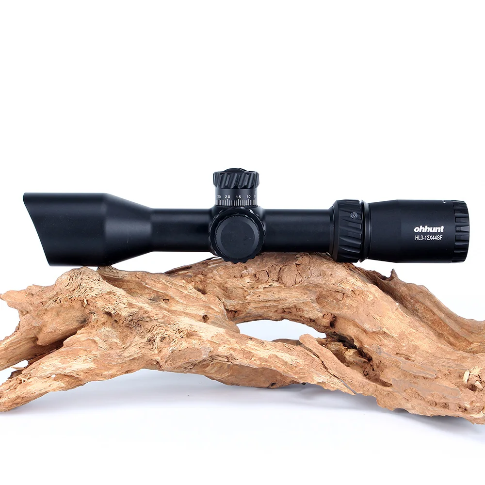 ohhunt HL 3-12X44 SF Tactical Optical Sight Glass Etched Reticle Hunting Riflescope RGB llluminate Side Parallax Rifle Scope  (13)
