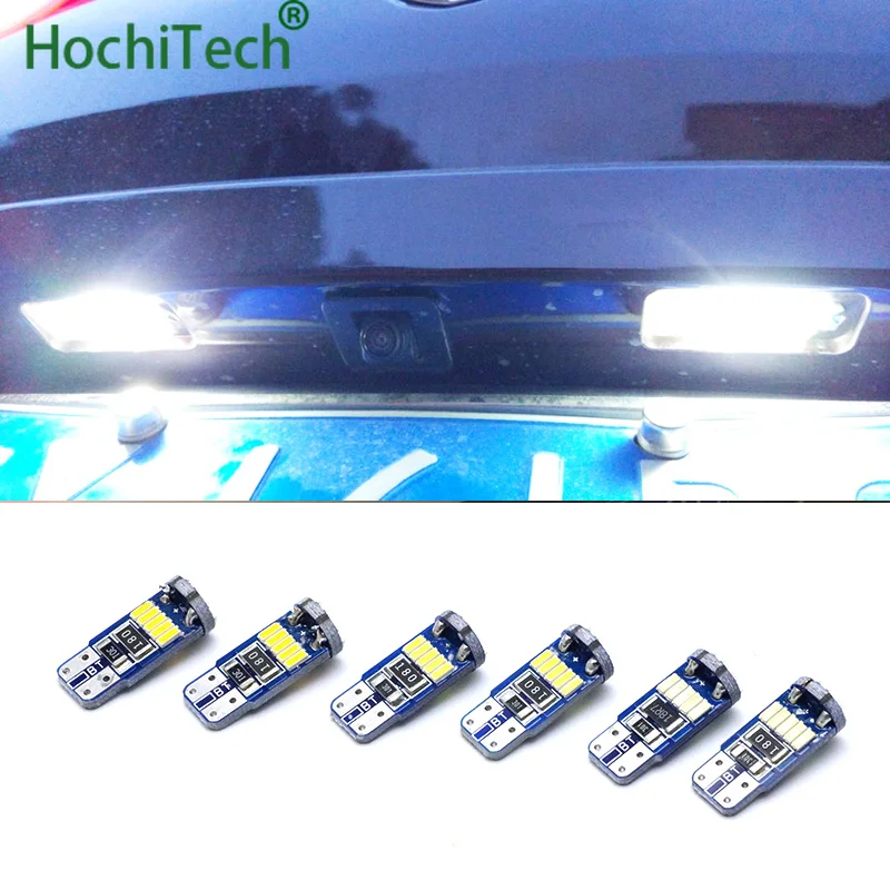 10 светодиодный т. белые Автомобильные светодиодные лампы T10 5730 8SMD 12 В|Сигнальная