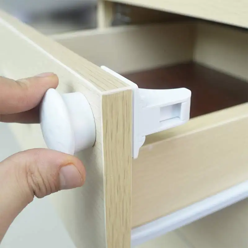 

2019 Magnetic Child Safety Lock Baby Safety Cabinet Drawer Door Lock Children'S Cabinet Invisible Magnetic Locks