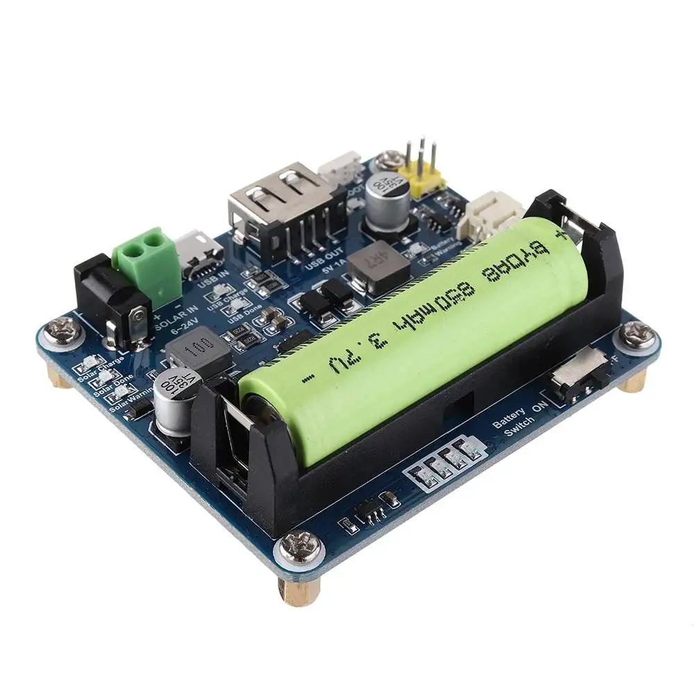 

Solar Panel Power Supply Board Management Module lithium Battery 6V-24V Solar Charging Regulated Charger MPPT USB Power Adapter