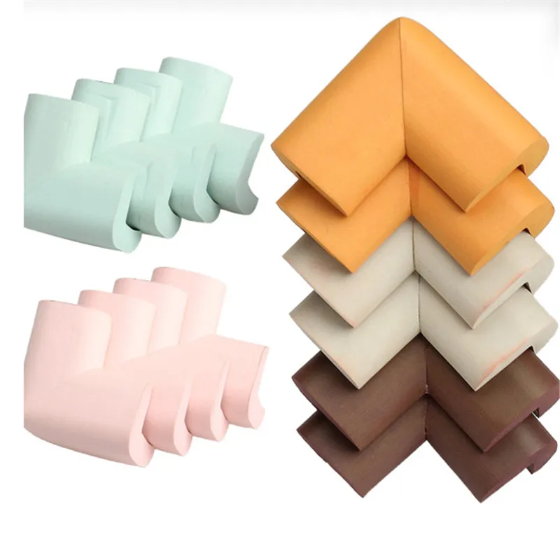

4pcs/set Corner Protector Baby Safety Soft Desk Table Protection Corner Edge Guards with 4pcs Sticky Paper Children Kids Safety