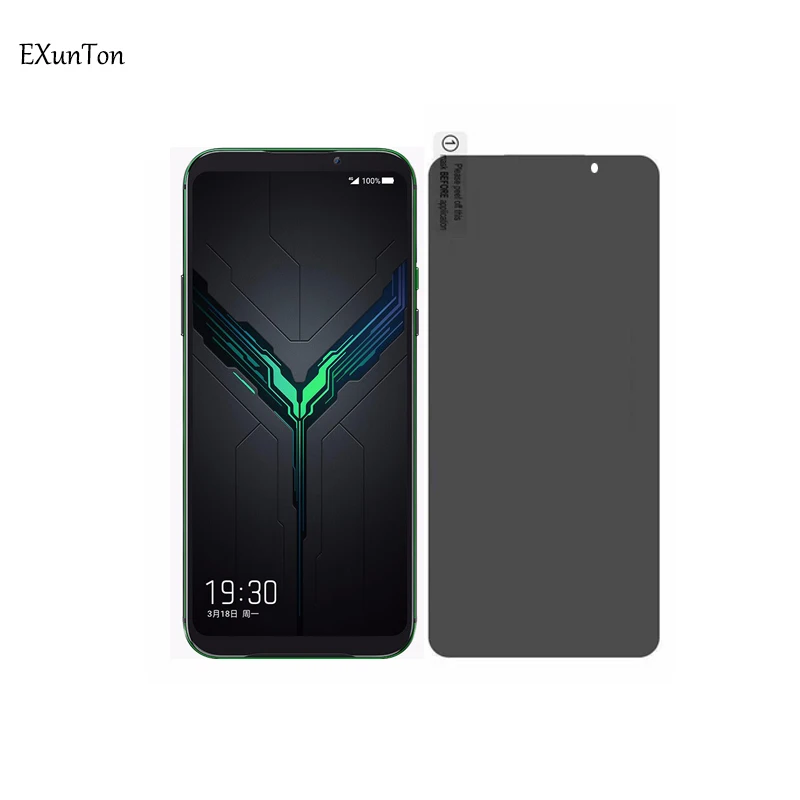 Закаленное антишпионское стекло EXUNTON для Xiaomi Black Shark 2 Защита экрана
