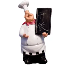 Retro Chef Figurines For Kitchen Decoration