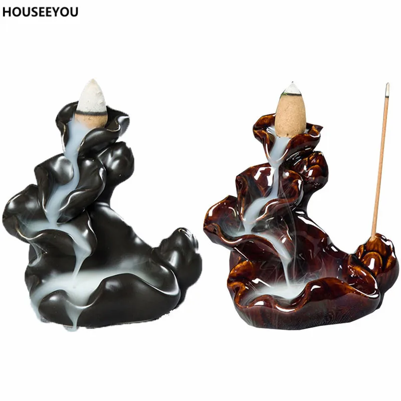 Vintage Ceramic Incense Burners BackFlow Incense Burners Holder Home