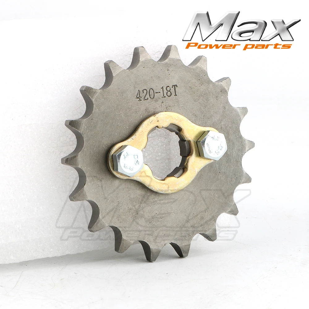 420 10 T 11 12 13 14 15 16 17 18 19 20mm привод передний счетчик Звездочка ATV PitBike Lifan YX Loncin 125 140