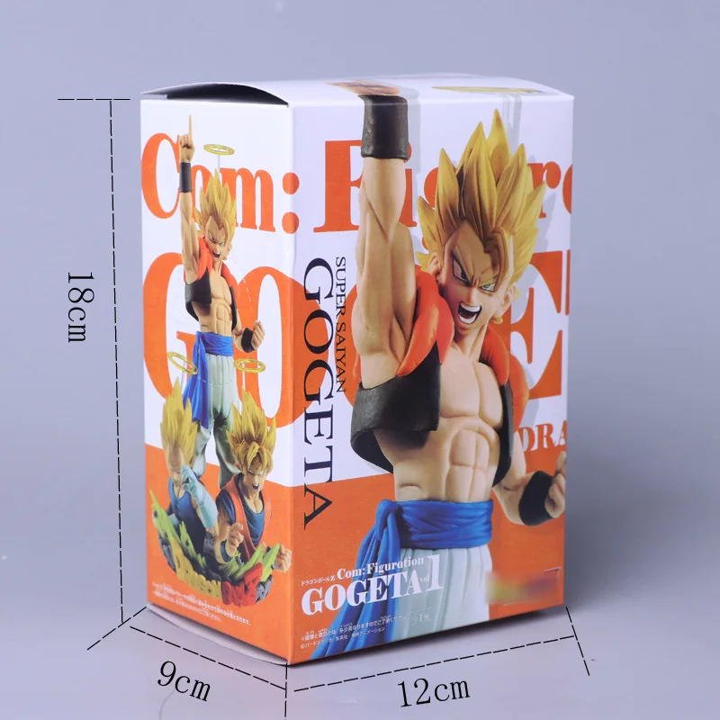 Аниме Dragon Ball Z Gogeta Вегета Сон Гоку Fusion Angel Aura Super Saiyan Chocolate figuation Com фигурка ПВХ Модель DBZ - Цвет: Angel Real Boxed