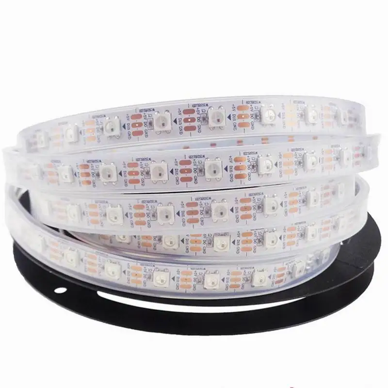 5 Meter 5050 RGB Built-in WS2812 IC LED Pixel Strip Light 3060144 ledm Programmable Individual Addressable DC5V Tape Lamp (30)