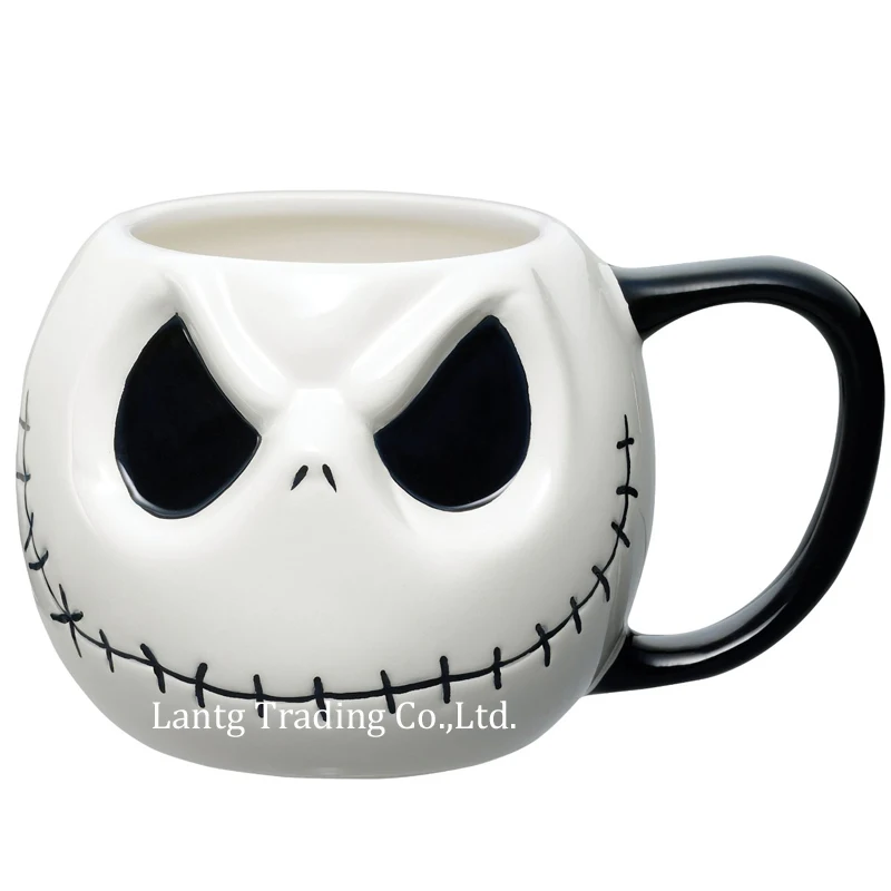 

Jack Skellington Mug, "The Nightmare Before Christmas" Cartoon Coffee Mug Tea Cup