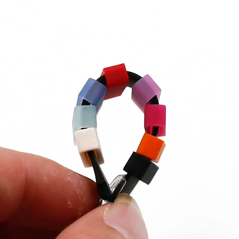 

2PCS Watch accessories silicone bezel watch with active ring strap for Swatch Skin flap SFK360SFK397SFK361 strap loop