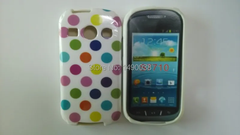 OEEKOI мягкий чехол из ТПУ в горошек для Samsung Galaxy Xcover 2 S7710 Бесплатный телефона|case