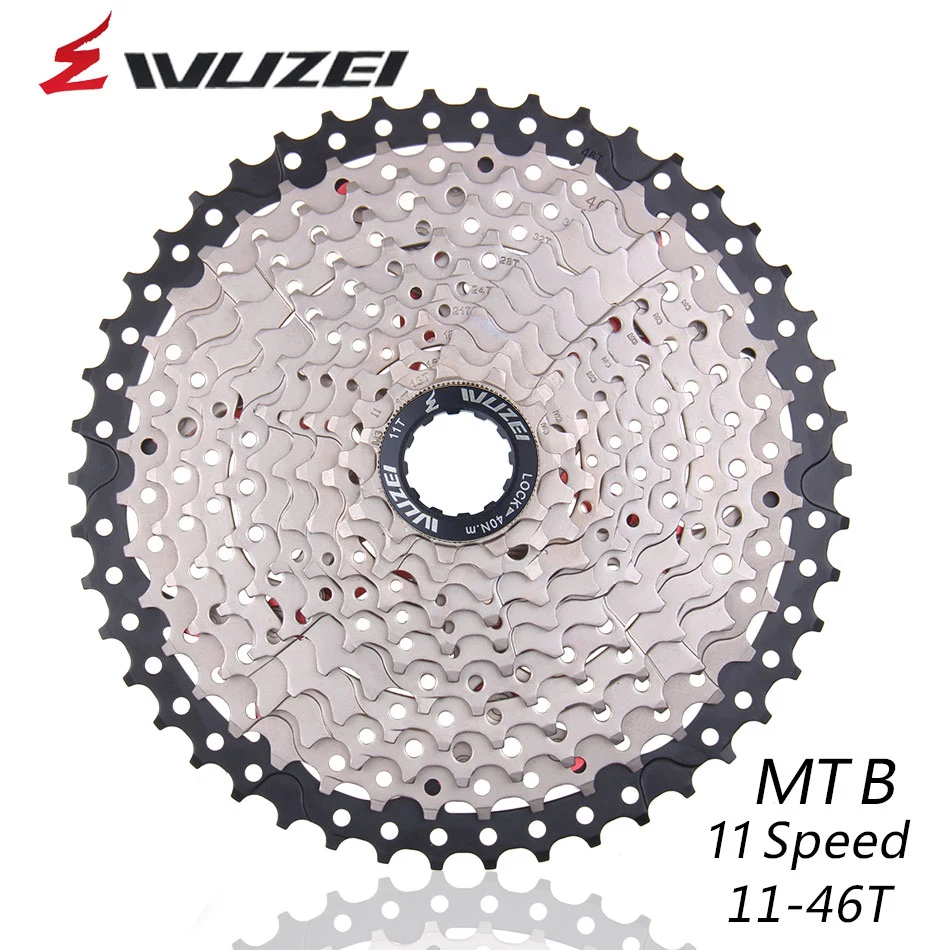 WUZEI 11 S 22S 33S 11-46T MTB горный велосипед свободные колеса стальной маховик 11 скоростной блок звездочек совместимый для частей M9000
