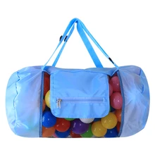 Пляжная сумка из сетки игрушка Tote Drawstring пляжный рюкзак для путешествий пляж аквапарк супермаркет плавательные сумки Сумка для воды
