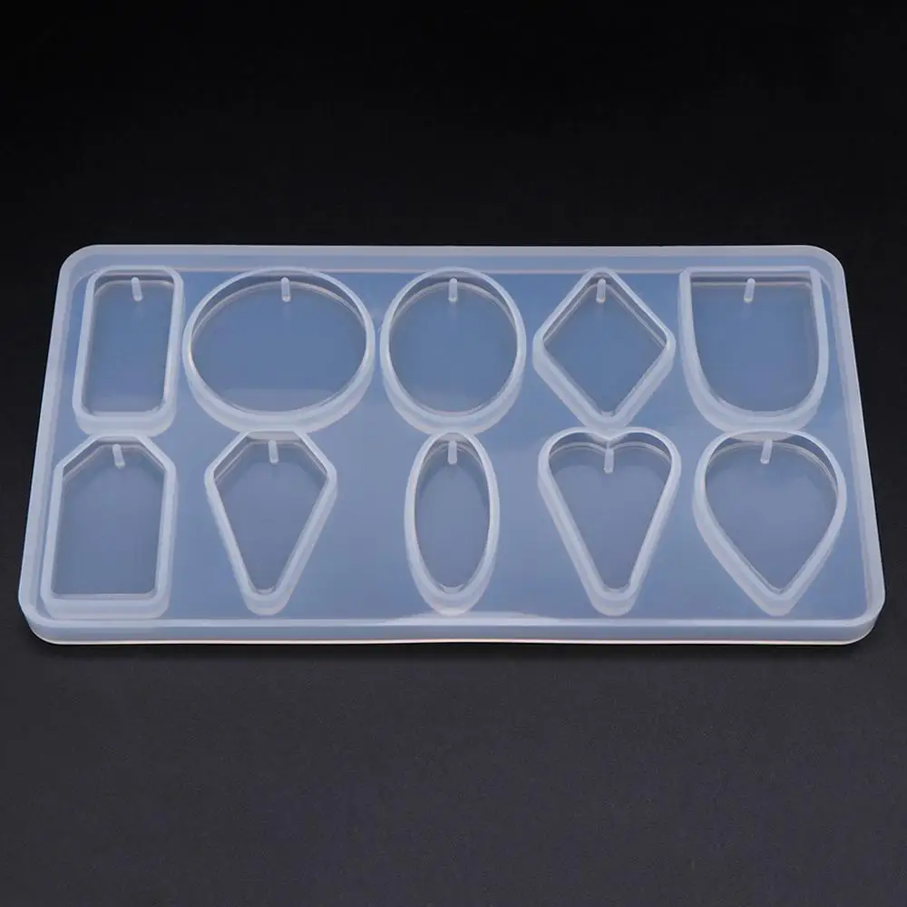 Silicone Mold DIY Jewelry Making Necklace Pendant Molds Handmade Crafts Geometric Shape Professional Epoxy Resin Gifts