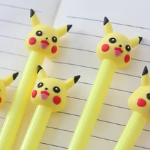 Горячая каваи желтая мышь гелевые студенческие Ручки гелевые чернила ручка школьные офисные принадлежности Обучающие канцелярские принадлежности