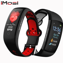 Imosi Q6S умный Браслет 3D динамический монитор сердечного ритма кровяного давления смарт-браслет наручные водонепроницаемые спортивные фитнес-часы