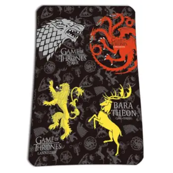 

Dropshipping House Stark of Winterfell Game of Thrones Soft Blanket Printed Blanke Throw Flannel Summer Travel Blankets for Beds