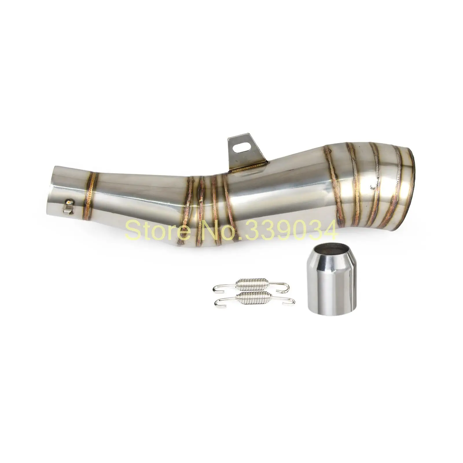 51mm Slip-On Universal Stainelss Steel Exhaust Muffler with Removable DB Killer