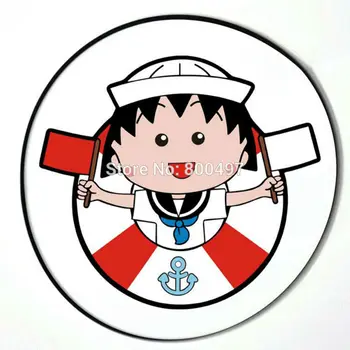 

10 x Lovely Car-styling Car-covers Chi-bi Maruko Navy Uniform Stickers Car Decal for Toyota Ford Chevrolet VW Honda Hyundai Kia