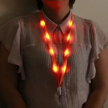 5 шт./партия светодиодный ремешок для документов светодиодный светоизлучающий ярлык документы бейдж со шнурком Ремешок Бирка нейлоновый светящийся люминесцентный ремешок