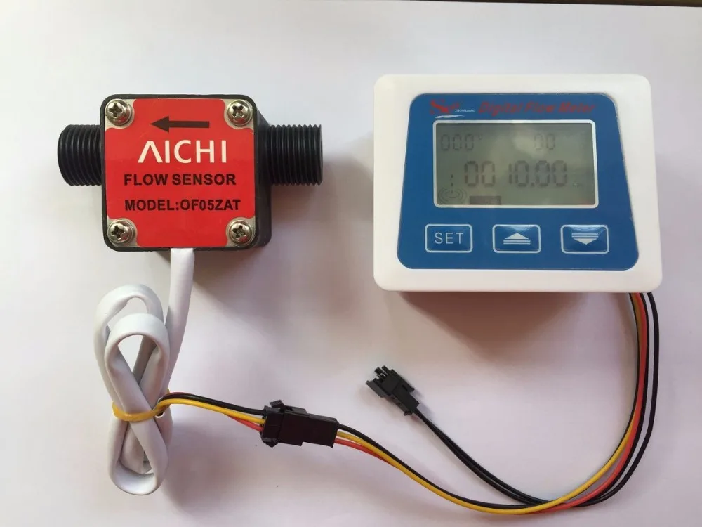 Buy Gal Digital flow meter+Aichi oval gear flow meter