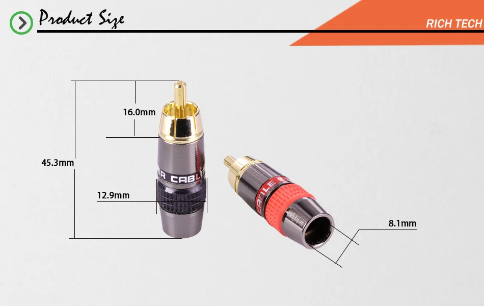 High Quality connector rca