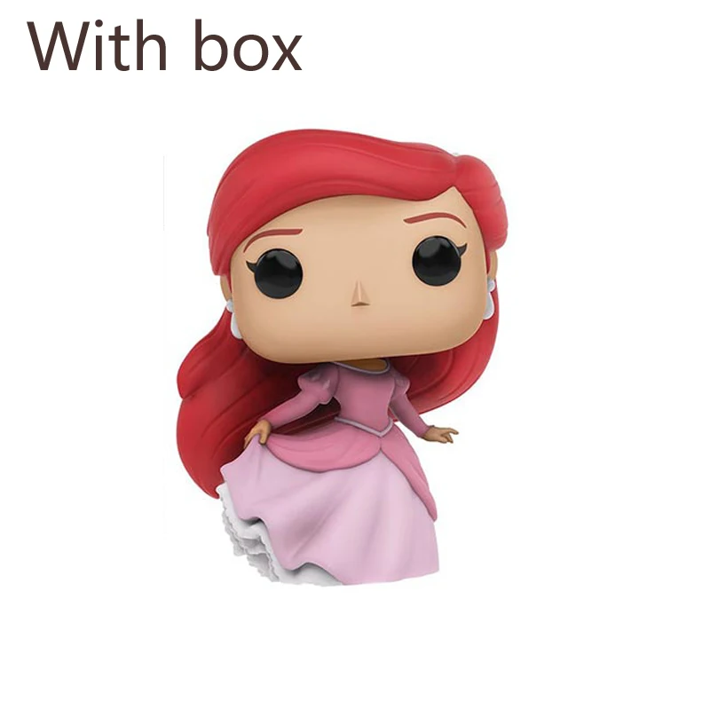 FUNKO Поп принцесса Красавица и Чудовище Белль Ариэль Рапунцель Золушка Тиана фигурки Эльза ПВХ Модель Коллекция подарок