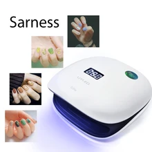 Сарнесс сушки ногтей двойная льдинка светильник Гель-лак Маникюр УФ-лампа 36 Вт 36 светодиодный светильник для ногтей УФ светодиодный лак для ногтей Гель-лак маникюр