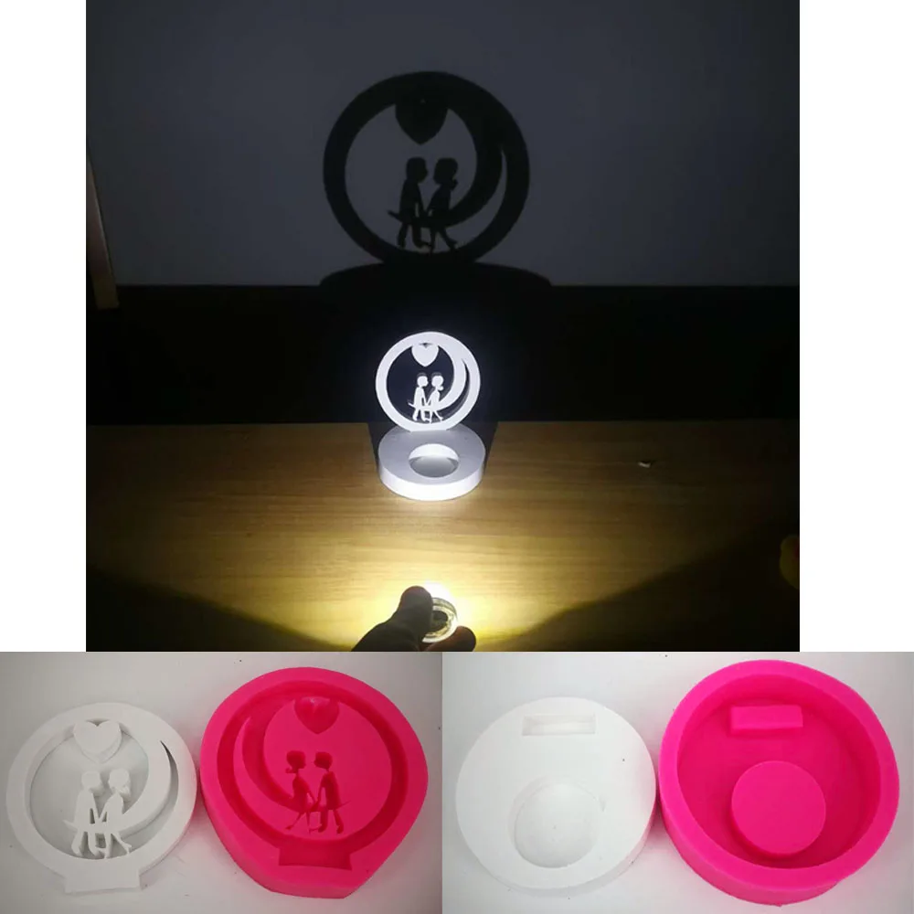 

BC002-3 wedding love Furnishing articles romantic marry decorations silicone mold shadow effect