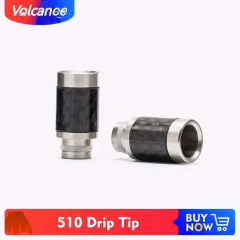 

Quartz Banger 1pc 510 Drip Tip Metal for Kayfun V5 Taifun GT3 RTA Atomizer Electronic Cigarette Vape 510 Thread Mouthpiece