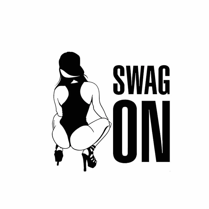 YJZT 14 6*14 6 см сексуальная девушка Swag на хорошее качество популярный дизайн крутой