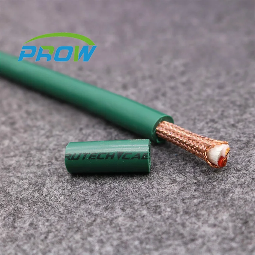 FURUTECH FA-220 PCOCC Audio signal cable Bulk Audio Wire OD9mm ID3mm Length:1meter OCC shielded wire HIFI Audio line PR FURUTECH FA-220 PCOCC Audio signal cable Bulk Audio Wire OD9mm ID3mm Length:1meter OCC shielded wire HIFI Audio line PR