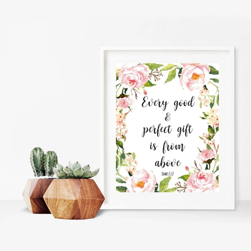 Bible Verse Prints Home Decor