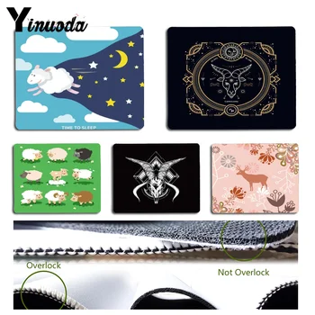 

Yinuoda Sheep Time to Sleep mouse pad gamer play mats Size for 18x22x0.2cm Gaming Mousepads
