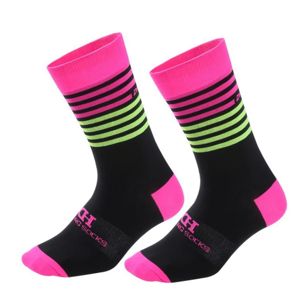 Цветные модные велосипедные носки новые хлопковые носки для велоспорта Мужские Женские мягкие дышащие спортивные носки баскетбольные