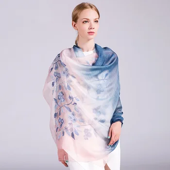

30% Silk +70% wool Scarf Silk Scarf In The Spring And Autumn Winter Spring Female Korean All-match Scarf Shawl