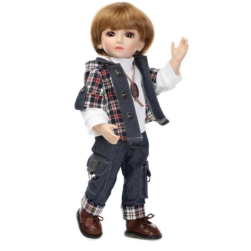 

2018 Best Birthday Gift High Quality BJD Boy Doll Lifelike Silicone Handmade