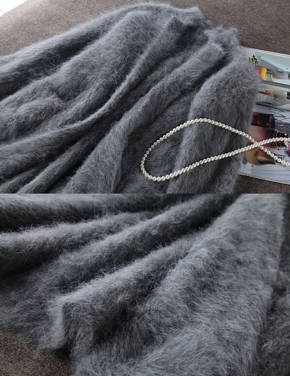 Роскошное длинное Норковое кашемировое пальто, женская мода, настоящая норка, Кашемировое длинное пальто, опт, розница, на заказ, большой размер и цвет, TBFP830