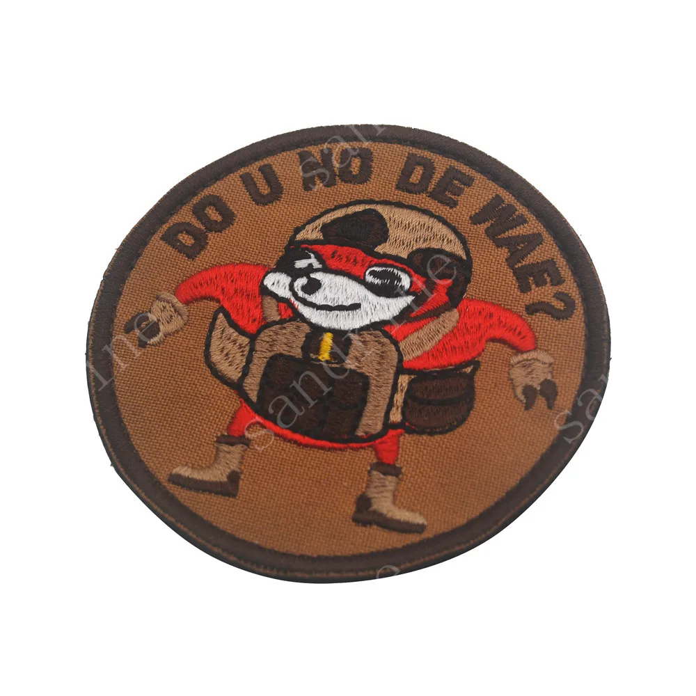 Do U No De Wae военная армия тактический боевой вышивка заплатка для одежды эмблема