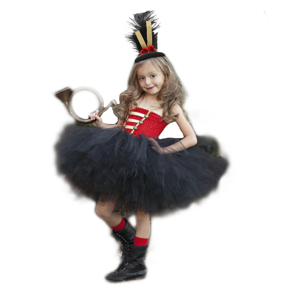 女の子のための誕生日パーティードレス 赤 黒 くるみ割り人形 子供のおもちゃ 兵士 ハロウィーン クリスマス 冬服 Aliexpress Mother Kids