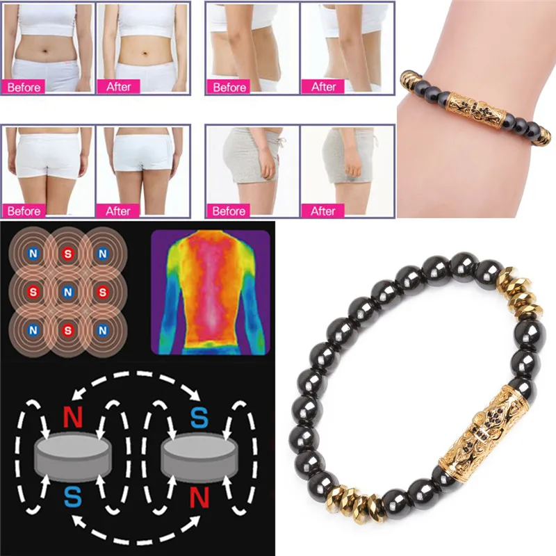 Weight Loss Magnetic Healthcare Bracelet Hand String font b Slimming b font Stimulating Acupoints Gallstone Bracelet