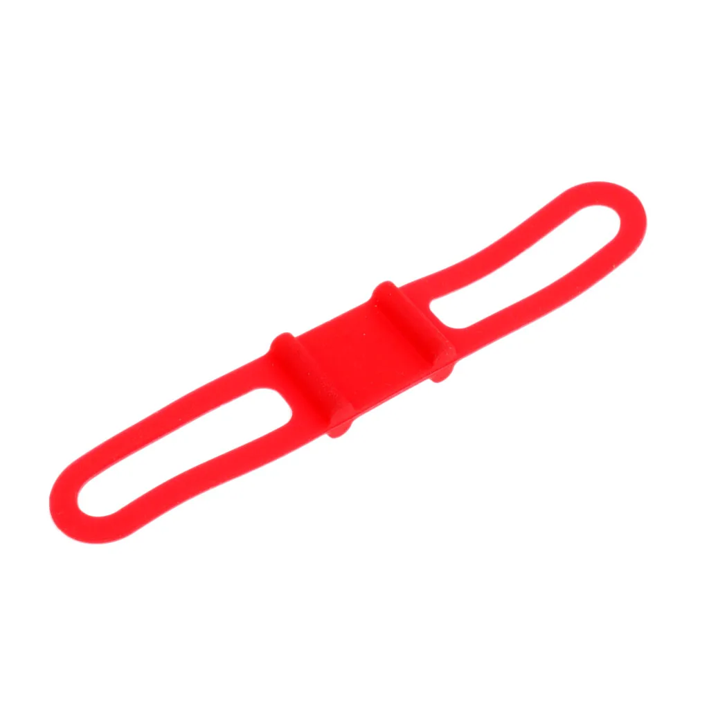 dolity High Elastic Bike Silicone Band Bicycle Flashlight Strap Cycling Accessories for Holding Lights in Different Positions