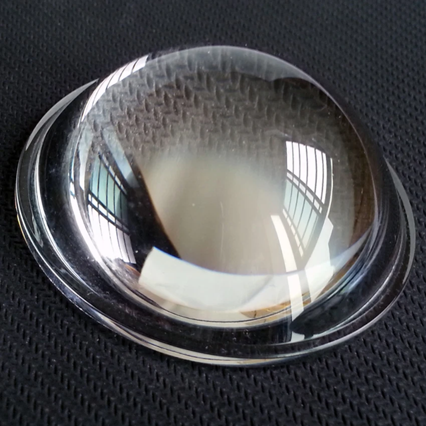 Diameter 104mm Height 33mm High power LED optical glass lens, Street
