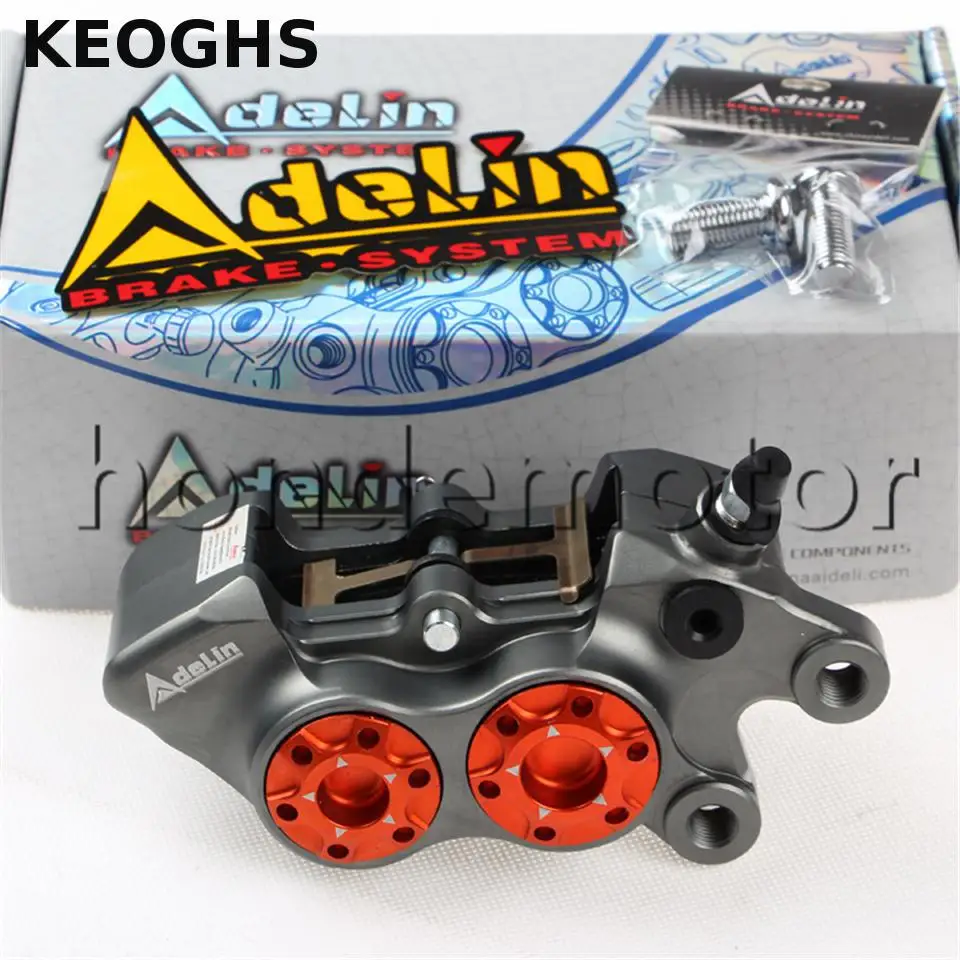 KEOGHS Adelin Adl11 Motorcycle Brake Caliper 4 Piston 40MM Brake Pump For Motorbike Modification For Yamaha Honda Kawasaki