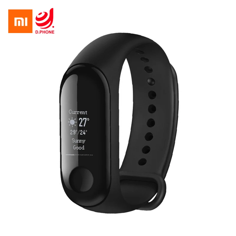

Xiaomi Mi Band 3 Band3 Global Version Smart Watch Wristband Bracelet OLED Touch Screen Sleep Monitor Swim Heart Rate Step Time